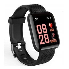 Смарт-часы iWear M6 с Full Touch 1,3 '' IPS дисплеем изм. HR & кровяного давления, черные цена и информация | Смарт-часы | hansapost.ee