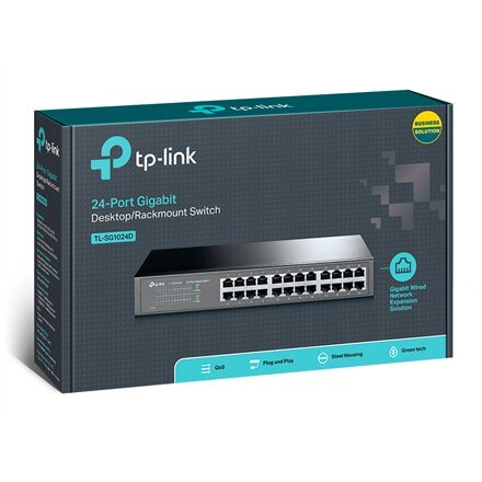 Switch TP-Link 1000M 24P. hind ja info | Ruuterid | hansapost.ee