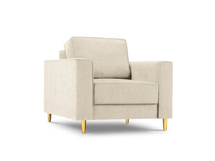 Кресло Cosmopolitan Design Fano, бежевое/золотистое цена и информация | Кресла для отдыха | hansapost.ee