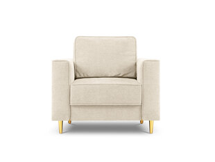Кресло Cosmopolitan Design Fano, бежевое/золотистое цена и информация | Кресла для отдыха | hansapost.ee