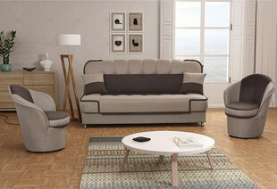 Pehme mööblikomplekt Patryk 3+1+1, pruun цена и информация | Комплекты мягкой мебели | hansapost.ee