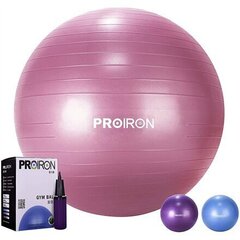 Võimlemispall pumbaga Proiron PRO-YJ01-9 55 cm, Roosa hind ja info | Võimlemispallid | hansapost.ee