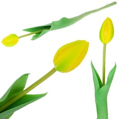 Искусственный тюльпан, желтый цена и информация | Детали интерьера | hansapost.ee