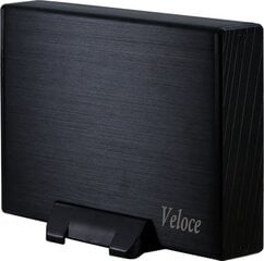 INTER-TECH Drive Cabinet Veloce (3.5 HDD, SATA/SATA II, USB3.0), Black hind ja info | Protsessorid | hansapost.ee