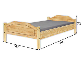 Кровать Karlo 140x200 см, натуральная цена и информация | Кровати | hansapost.ee