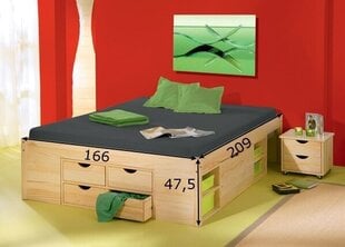 Комплект кровати Claas 160x200 см, сосна цена и информация | Кровати | hansapost.ee