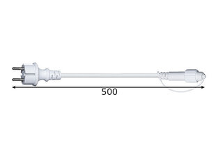 Toitekaabel valgusketile, valge price and information | Garden lights and outdoor lights | hansapost.ee