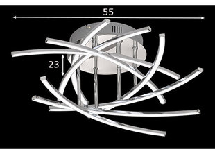 Laelamp LED Samos, kroom hind ja info | Laelambid | hansapost.ee