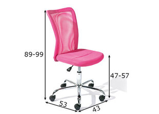 Töötool Bonnie, roosa price and information | Office chairs | hansapost.ee