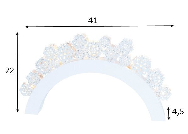 Elektriküünlad Snowfall, valge цена и информация | Jõulukaunistused | hansapost.ee