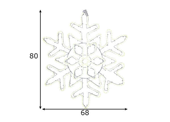 LED täht Neoled цена и информация | Jõulukaunistused | hansapost.ee