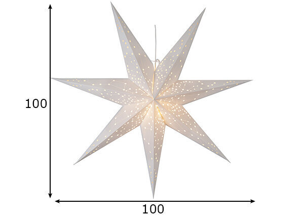 Täht Galaxy, valge hind ja info | Jõulukaunistused | hansapost.ee