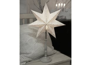 Звезда на ножке Romantic, белая цена и информация | Рождественские украшения | hansapost.ee