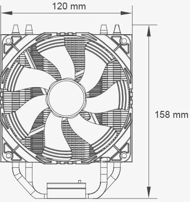 Cooler Master Hyper 212X (RR-212X-17PK-R1) hind ja info | Protsessori jahutid | hansapost.ee