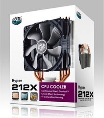 Cooler Master Hyper 212X (RR-212X-17PK-R1) цена и информация | Кулеры для процессоров | hansapost.ee