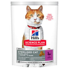 Hill's Science Plan для стерилизованных кошек с уткой, 300 г цена и информация | Сухой корм для кошек | hansapost.ee
