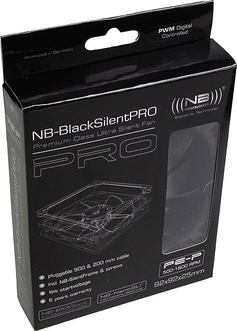 Noiseblocker BlackSilent Pro PE-P hind ja info | Arvuti ventilaatorid | hansapost.ee