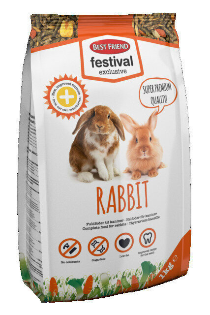 BF küülikutoit Festival Exclusive, 1 kg hind ja info | Toit väikeloomadele | hansapost.ee
