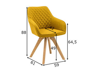 Tööriistatool, kollane hind ja info | Köögitoolid, söögitoolid | hansapost.ee