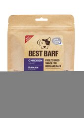 Bestbarf lüofliseeritud kanasüdamed, 100g price and information | Koerte maiused | hansapost.ee