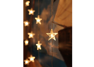 Valguskardin Star 40x180cm hind ja info | Jõulutuled | hansapost.ee