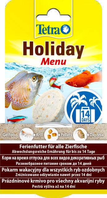 Sööt kaladele Tetra Holiday Menu, 30 g цена и информация | Kalade toit | hansapost.ee