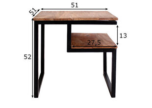 Приставной столик Panama, индийский палисандр цена и информация | SIT Мебель для гостиной | hansapost.ee