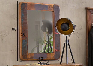 Зеркало Fridge, разноцветная цена и информация | Подвесные зеркала | hansapost.ee