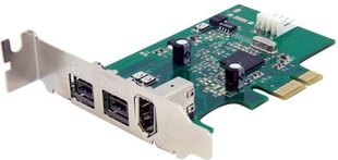 StarTech FireWire / PCIe (PEX1394B3LP) цена и информация | Регуляторы | hansapost.ee