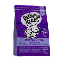 MH KASSIPOJA TÄISSÖÖT SMITTEN KITTEN 450G hind ja info | Meowing Heads Lemmikloomatarbed | hansapost.ee