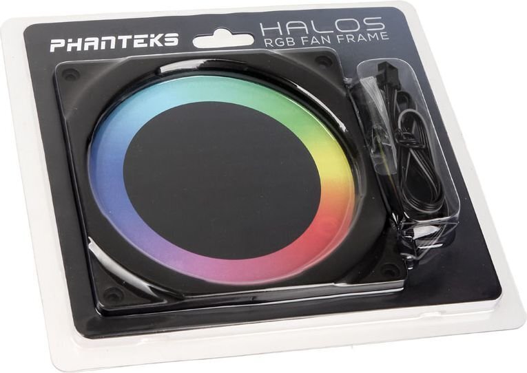 PHANTEKS Halos fan frame, 140mm, RGB LED (PH-FF140RGBP_BK01) hind ja info | Korpuste lisatarvikud | hansapost.ee