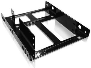 Icy Box Internal Mounting Frame 3.5" for 2x 2.5" drives, Black (IB-AC643) hind ja info | Arvutikomponentide tarvikud | hansapost.ee