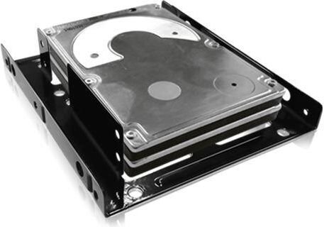 Icy Box Internal Mounting Frame 3.5" for 2x 2.5" drives, Black (IB-AC643) цена и информация | Arvutikomponentide tarvikud | hansapost.ee