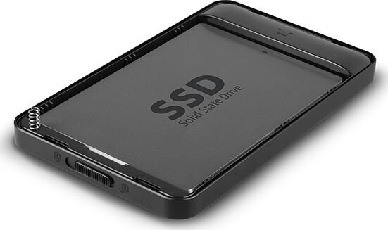 Axagon EE25-F6B HDD/SSD ümbris Must 2.5 цена и информация | Arvutikomponentide tarvikud | hansapost.ee