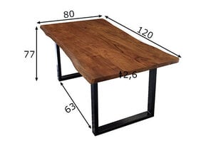 Обеденный стол Tische, 80x120, черный цена и информация | Кухонные и обеденные столы | hansapost.ee