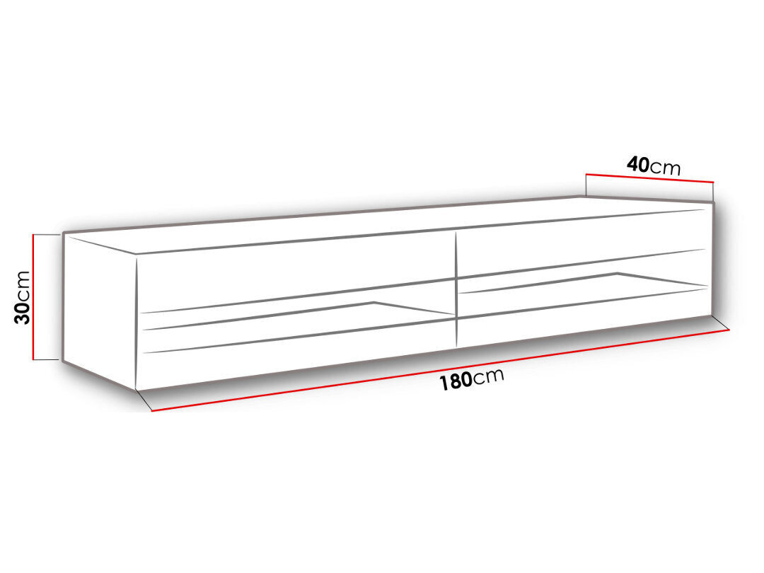 TV-alus Vigo New 180 cm + LED price and information | Televiisori alused | hansapost.ee