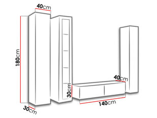 Sektsioon VIGO XV price and information | Sectional cabinets | hansapost.ee