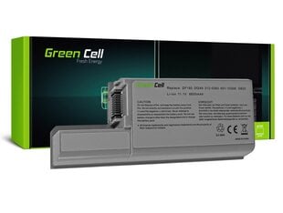 Sülearvuti aku Green Cell Laptop Battery for Dell Latitude D531 D531N D820 D830 PP04X Precision M65 M4300 hind ja info | Sülearvuti akud | hansapost.ee