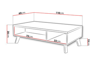 Diivanilaud Lotta цена и информация | Журнальные столики | hansapost.ee