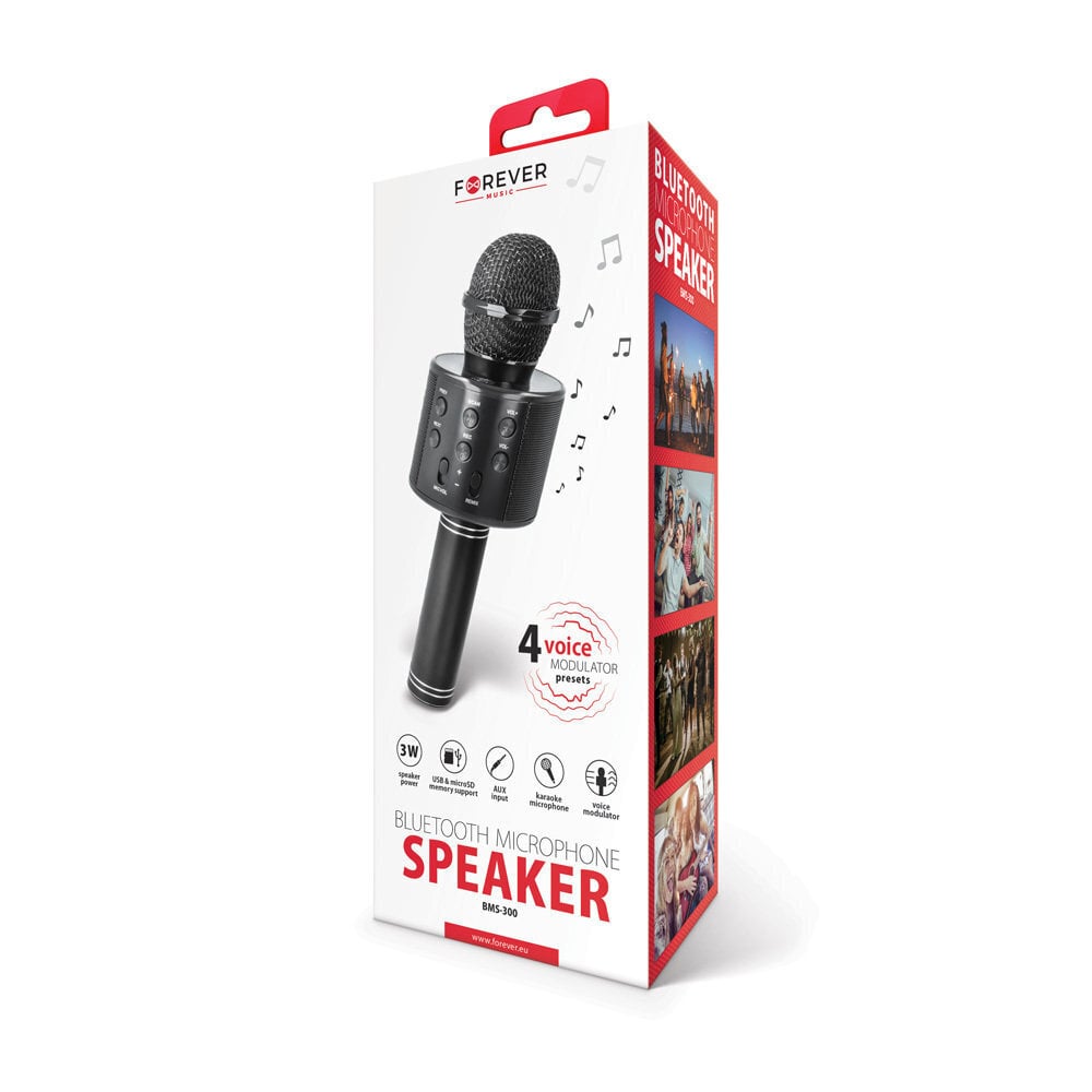 Mikrofon Forever BMS-300 hind ja info | Mikrofonid | hansapost.ee