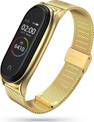 Tech-Protect watch strap Milanese Band Xiaomi Mi Band 5/6, gold hind ja info | Tech Protect Mobiiltelefonid, fotokaamerad, nutiseadmed | hansapost.ee