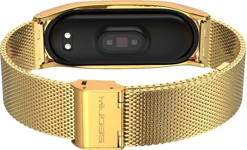Tech-Protect watch strap Milanese Band Xiaomi Mi Band 5/6, gold hind ja info | Nutikellade aksessuaarid ja tarvikud | hansapost.ee