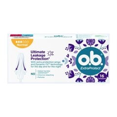 Tampoonid OB ProComfort Extra Protect Normal 16 tk. hind ja info | Tampoonid, hügieenisidemed ja menstruaalanumad | hansapost.ee