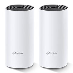 TP-LINK Whole Home Mesh WiFi System Deco M4 (2-Pack) 802.11ac, 300+867 Mbit цена и информация | Маршрутизаторы (роутеры) | hansapost.ee