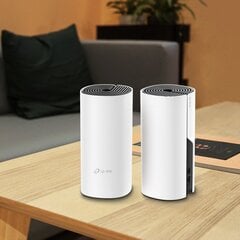 TP-LINK Whole Home Mesh WiFi System Deco M4 (2-Pack) 802.11ac, 300+867 Mbit цена и информация | Маршрутизаторы (роутеры) | hansapost.ee