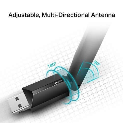 TP-Link Archer T2U Plus Sisemine WLAN 600 Mbit/s цена и информация | Ruuterid | hansapost.ee
