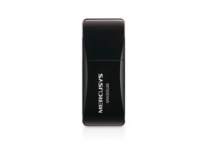Беспроводной USB адаптер Mercusys MW300UM цена и информация | Маршрутизаторы (роутеры) | hansapost.ee