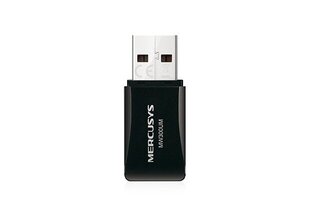 Беспроводной USB адаптер Mercusys MW300UM цена и информация | Маршрутизаторы (роутеры) | hansapost.ee