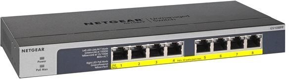 NETGEAR GS108PP-100EUS hind ja info | Võrgulülitid | hansapost.ee