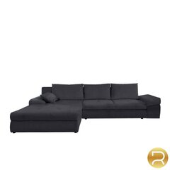 Угловой диван-кровать Bono BX, чёрный цена и информация | Угловые диваны | hansapost.ee